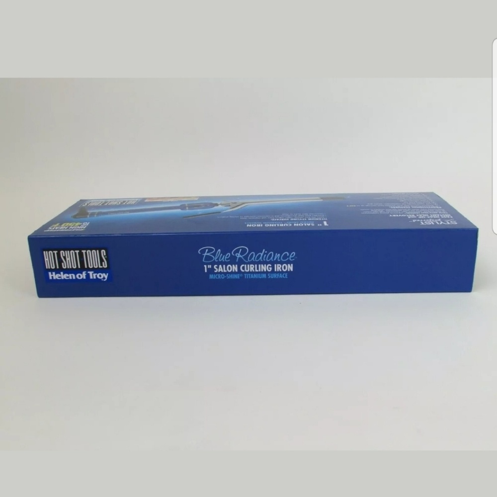 Hot Shot Tools Blue Radiance 1" Curling Iron - Picture 2 of 3